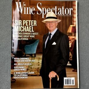 Wine Spectator Sir Peter Michael's Quest to Make Great Wine In California 2014